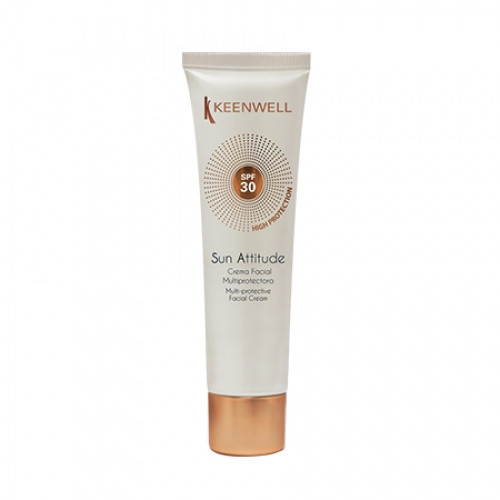 Keenwell Sun Atitude Multi-protective Facial Cream Apsauginis kremas veidui SPF30 60ml