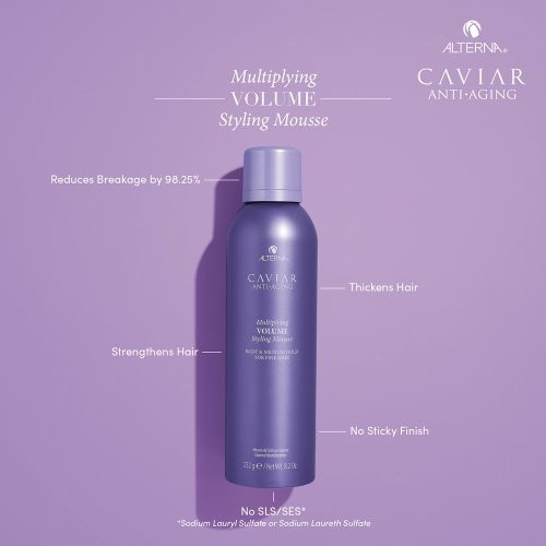 Alterna Caviar Multiplying Volume Styling Mousse Apimties ir tankumo suteikiančios plaukų putos 232g