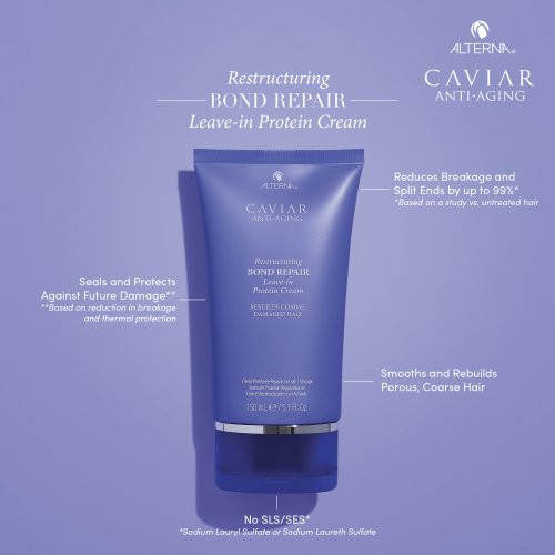 Alterna Alterna Caviar Restructuring Bond Repair Leave-In Protein Plaukus atstatantis kremas 150ml