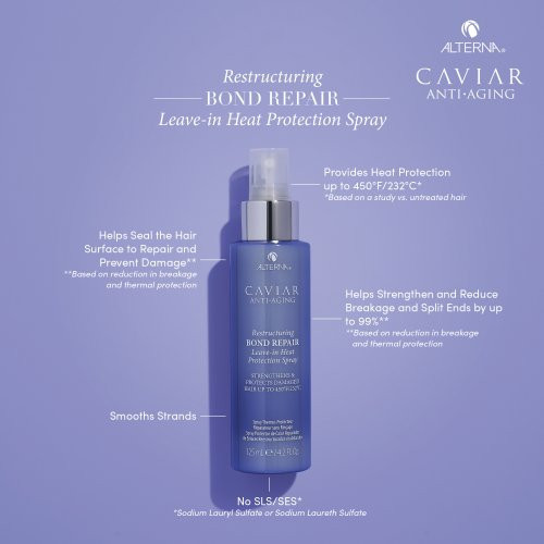 Alterna Caviar Restructuring Bond Repair Leave-In Heat Protection Plaukus atstatantis purškiklis 125ml