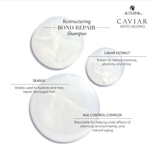 Alterna Caviar Restructuring Bond Repair Shampoo Atstatomasis šampūnas 250ml