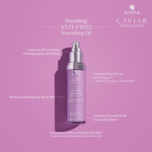 Alterna Caviar Smoothing Anti-Frizz Nourishing Oil Glotninantis plaukų aliejus 50ml