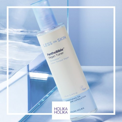Holika Holika Less On Skin PantheBible Vegan Toner Veido tonikas 170ml