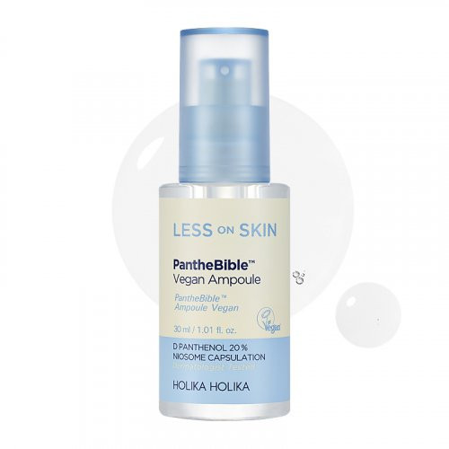 Holika Holika Less On Skin PantheBible Vegan Ampoule Raminantis veido serumas 30ml
