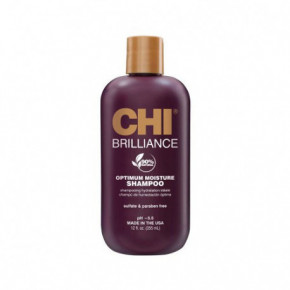 CHI Deep Brilliance Optimum Moisture Shampoo Mitrinošs šampūns ar olīvu un Monoi eļļām 355ml