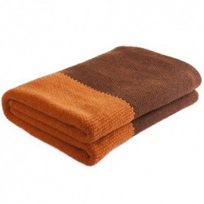 Nord Snow Natural Style Merino Wool Blanket Orange