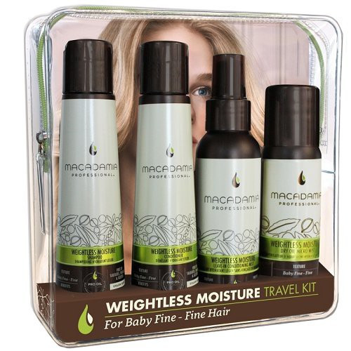 Macadamia Professional Weightless Moisture Travel Kit Plaukų priežiūros priemonių rinkinys