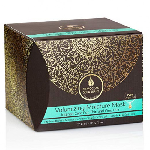 Moroccan Gold Series Volumizing Moisture Mask Apimties suteikianti plaukų kaukė 250ml