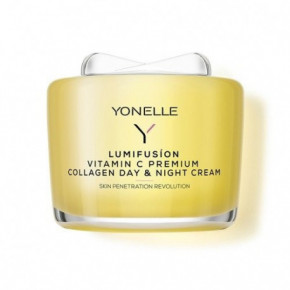 Yonelle Lumifusion Vitamin C Premium Collagen Day & Night Cream Skaistinamasis kremas su vitaminu C 55ml