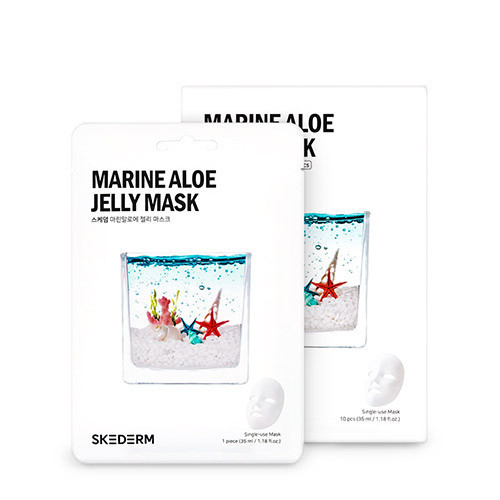 Skederm Marine Aloe Jelly Mask Veido kaukė su jūros dumbliais 1 vnt.