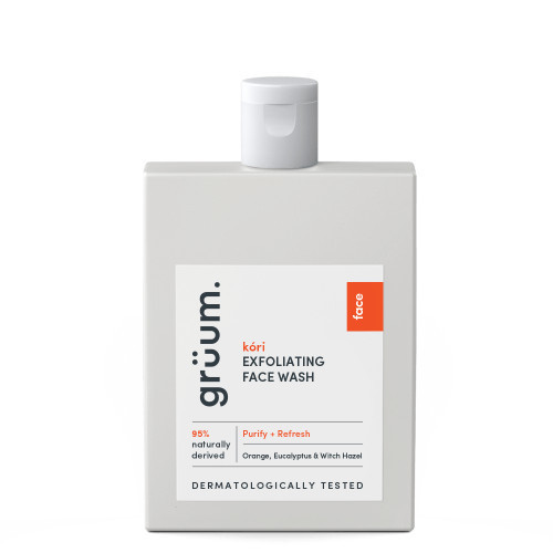 Grüum Kóri Exfoliating Face Wash Šveičiamasis veido prausiklis 120ml