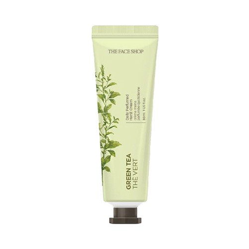 The Face Shop Daily Perfumed Hand Cream Green Tea Rankų kremas su žaliąja arbata 30ml