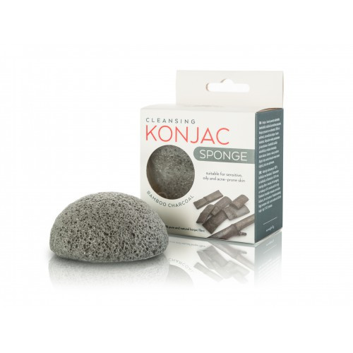 Active Line Beauty Kanjac Sponge Natūrali veido kempinėlė su anglimi