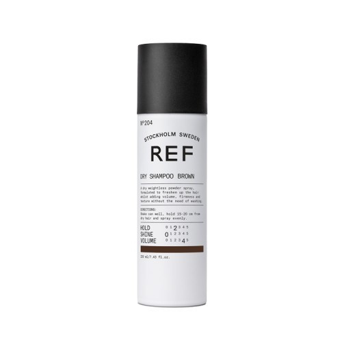 REF Dry Shampoo Brown Sausas plaukų šampūnas rudiems plaukams 220ml