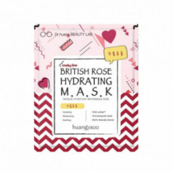 Huangjisoo British Rose Hydrating Sheet Mask Drėkinanti veido kaukė 25ml