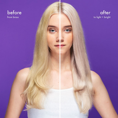 Amika Bust Your Brass Violet Leave-in Treatment Foam Nenusklaujamos kondicionuojancios putos su ultra viotetu 156.7ml