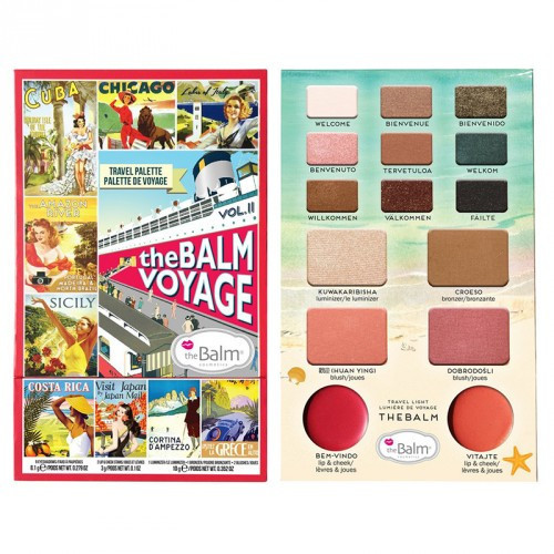 theBalm Voyage 2 Holiday Face Makiažo paletė 35.4g