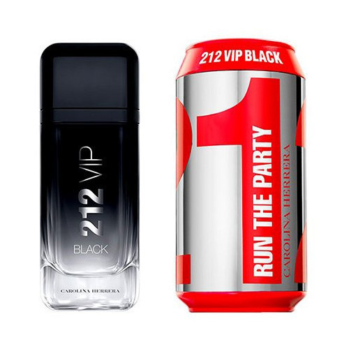 Carolina Herrera 212 Vip Men Black Run The Party Parfumuotas vanduo vyrams 100ml, Originali pakuote