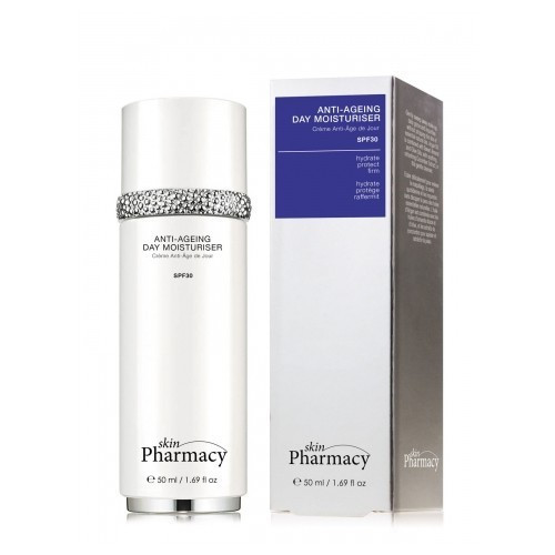 Skin Pharmacy Anti-Ageing Day Moisturiser Odos senėjimą stabdantis dieninis veido drėkiklis SPF30 50ml