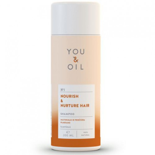 You&Oil Nourish & Nurture Hair Shampoo Šampūnas visų tipų plaukams 200ml