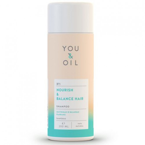 You&Oil Nourish & Balance Hair Shampoo Šampūnas riebiems plaukams 200ml