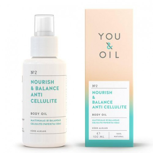 You&Oil Nourish & Balance Anti-Cellulite Body Oil Kūno aliejus celiulito paveiktai odai 100ml