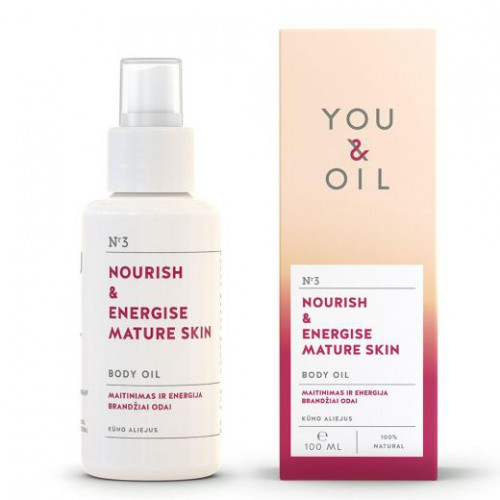 You&Oil Nourish & Energise Mature Skin Body Oil Kūno aliejus brandžiai odai 100ml