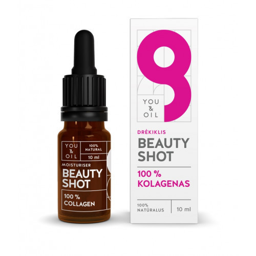 You&Oil Beauty Shot Moisturizer 100% COLLAGEN KOLAGENAS veidui / DRĖKIKLIS 10ml