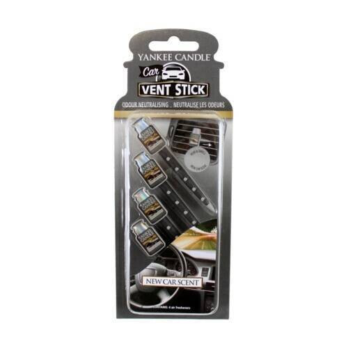 Yankee Candle CAR VENT STICK NEW CAR SCENT 28g, Originali pakuote