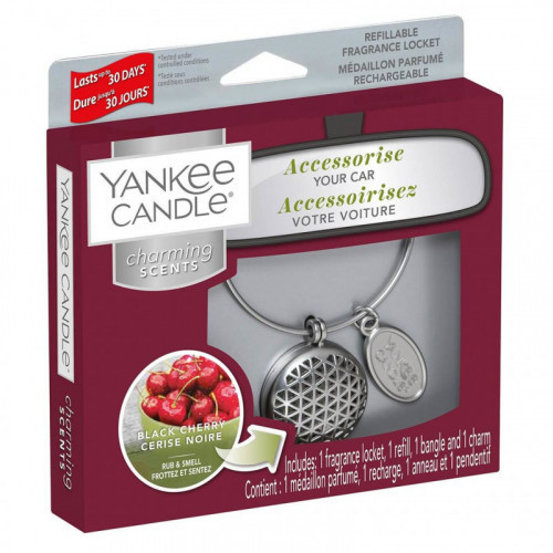 Yankee Candle CHARMING SCENTS GEOMETRIC BLACK CHERRY 90g, Originali pakuote