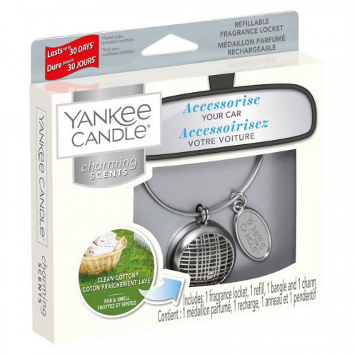 Yankee Candle CHARMING SCENTS LINEAR CLEAN COTTON 90g, Originali pakuote