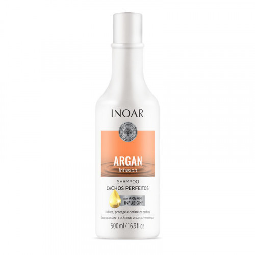 Inoar Argan Infusion Perfect Curls Shampoo Šampūnas tobuloms garbanoms 500ml