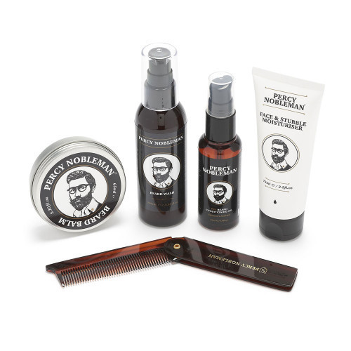 Percy Nobleman Complete Beard Care Kit Barzdos priežiūros rinkinys 100ml+75ml+65ml+50ml