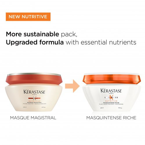 Kérastase Nutritive Masquintense Riche Intense-Nutrition Hair Mask Maitinanti plaukų kaukė labai sausiems plaukams 200ml