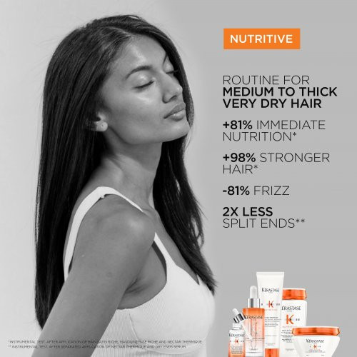 Kérastase Nutritive Masquintense Riche Intense-Nutrition Hair Mask Maitinanti plaukų kaukė labai sausiems plaukams 200ml