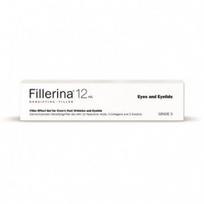 Fillerina 12 HA Eyes and Eyelids Filler 5 Dermatoloogiline geelne täiteaine 15ml