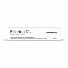 Fillerina 12 HA Eyes and Eyelids Filler 4 Dermatoloogiline geelitäiteaine silmalaugudele ja silmaalustele 15ml