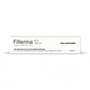 Fillerina 12 HA Eyes and Eyelids Filler 4 Dermo-kosmētiskās pildvielas gels acu zonai un plakstiņiem 15 ml