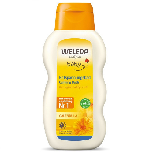 Weleda Calendula Baby Calming Bath Raminamoji vonelė su medetkomis 200ml