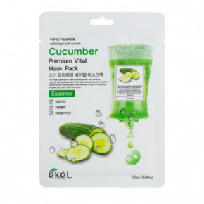 Ekel Cucumber Premium Vital Mask Kangasmask 1 unit