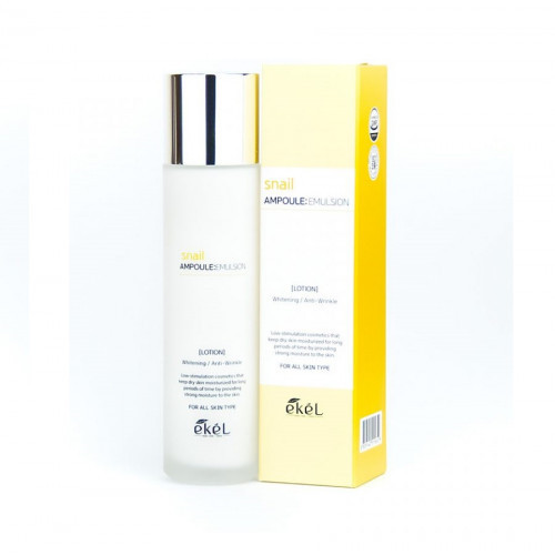 Ekel Ampoule Emulsion Snail Veido emulsija su sraigių mucinu 150ml