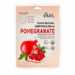 Ekel Super Natural Ampoule Mask Pomegranate Lakštinė veido kaukė su granatų ekstraktu 25g