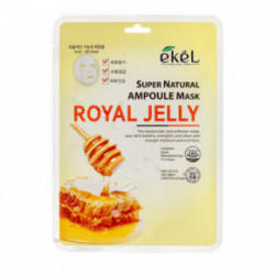 Ekel Super Natural Ampoule Mask Royal Jelly Lakštinė veido kaukė su bičių pienelio ekstraktu 25g