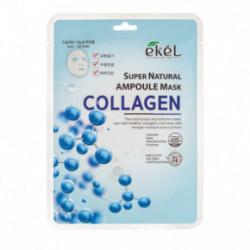 Ekel Super Natural Ampoule Mask Collagen Lakštinė veido kaukė su kolagenu 25g