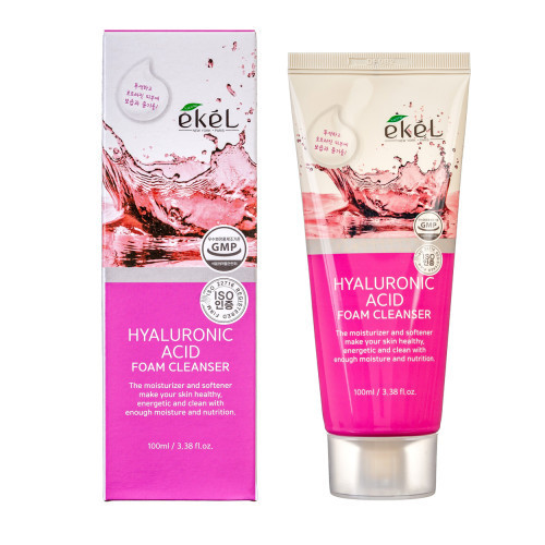 Ekel Foam Cleanser Hyauloronic Acid Valomosios veido putos su hialurono rūgštimi 100ml