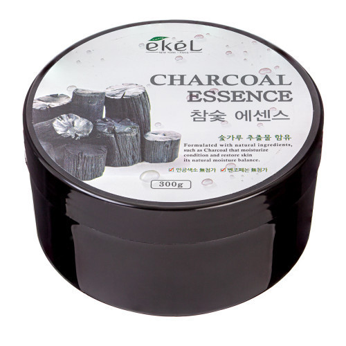 Ekel Soothing Gel Charcoal Raminantis kūno gelis su aktyvinta anglimi 300g