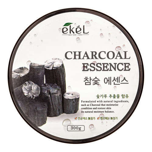 Ekel Soothing Gel Charcoal Raminantis kūno gelis su aktyvinta anglimi 300g