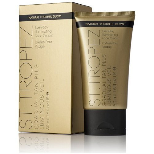 St.Tropez Gradual Tan Luminous Veil Spindesio suteikiantis drėkinamasis veido kremas 50ml