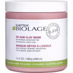 Biolage Raw Rehab Clay Mask Atkuriamoji molio plaukų kaukė 400ml