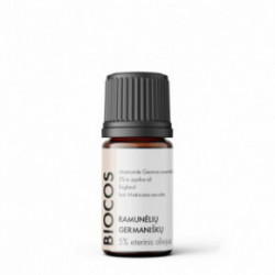 BIOCOS Matricaria recutita Ramunėlių eterinis aliejus 5% jojobos aliejuje 5ml